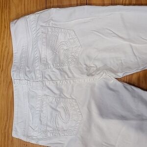 Silver suki skinny white jeans